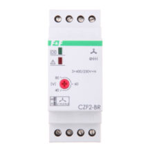 Przekaźnik zaniku i asymetrii faz z kontrolą styków stycznika 10A 1Z 4sek 40-80V CZF2-BR