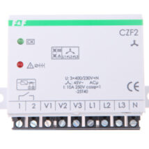 Przekaźnik zaniku i asymetrii faz z kontrolą styków stycznika 10A 1Z 4sek 45V CZF-2