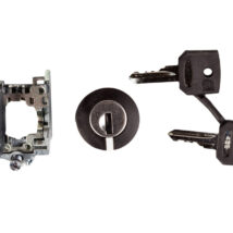 Przełącznik 2 położeniowy klucz 22mm czarny 1Z bez samopowrotu XB4BG21