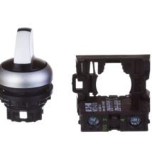 Przełącznik 2 położeniowy pokrętło 22mm czarny 1Z bez samopowrotu M22-WRK/K10 216518