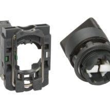 Przełącznik 2 położeniowy pokrętło 22mm czarny 1Z bez samopowrotu XB5AD21