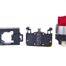 Przełącznik 2 położeniowy pokrętło 22mm czerwony 1Z bez samopowrotu ST22-P.C-10.