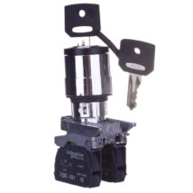 Przełącznik 3 położeniowy klucz 22mm 2Z bez samopowrotu XB4BG03