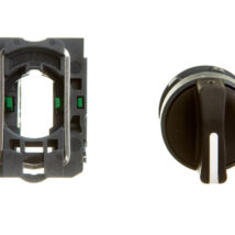 Przełącznik 3 położeniowy pokrętło 22mm czarny 2Z bez samopowrotu XB5AD33