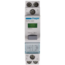 Przełącznik przyciskowy modułowy z lampką zieloną 16A 2Z SVN433