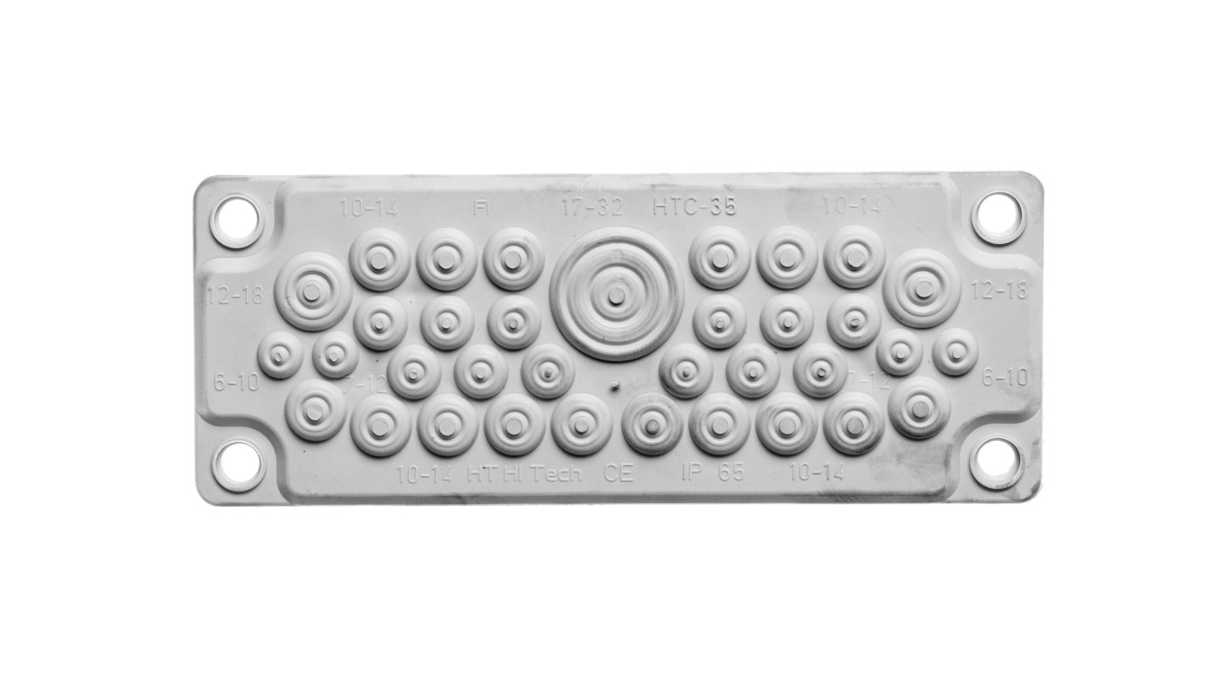 Przepust membranowy szary P-MB35 34.735