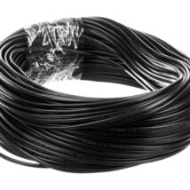 Przewód płaski H03VVH2-F (OMYp) 2×0,5 czarny /100m/