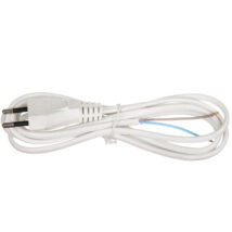 Przewód przyłączeniowy H03VVH2-F 2×0,75 2m bialy S15272