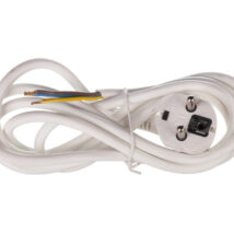 Przewód przyłączeniowy H05VV-F 3×1 2m biały S14312