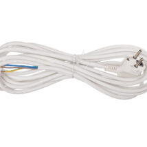 Przewód przyłączeniowy H05VV-F 3×1 5m biały S14315