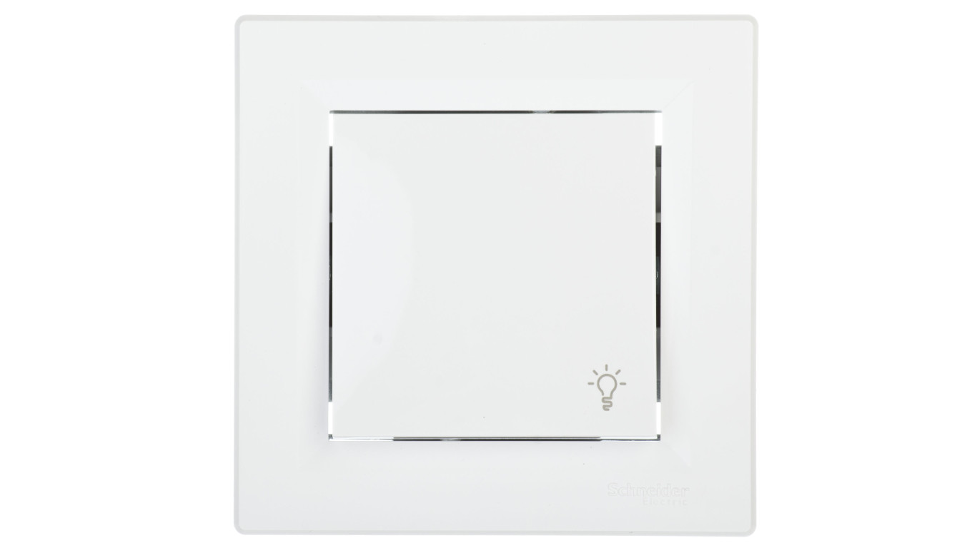 Przycisk Asfora światło biały z ramką EPH0900121