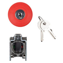 Przycisk bezpieczeństwa 22mm 1Z 1R IP66 klucz XB4BS9445