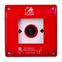 Przycisk ppoż. natynkowy 1Z 1R czerwony zwalniany samoczynnie bez sygnalizacji OP1-W01-A11