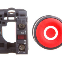 Przycisk sterowniczy 22mm czerwony 1R z samopowrotem XB5AA4322