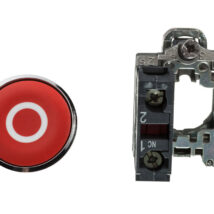 Przycisk sterowniczy 22mm czerwony z samopowrotem 1R XB4BA4322