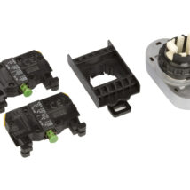 Przycisk sterowniczy 22mm podwójny czerwony/zielony z samopowrotem 2Z ST22-2KL-20Z/C