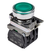Przycisk sterowniczy 22mm zielony z samopowrotem z podświetleniem 1Z 1R XB4BW33M5