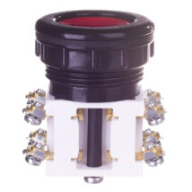 Przycisk sterowniczy 38mm czerwony 2Z 2R z samopowrotem W0-N2-1KP C