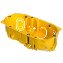 Puszka 60mm p/t regips 60mm 142x 40mm żółty Batibox 080042