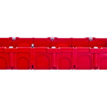 Puszka do betonu 71mm 213x 40mm czerwony Batibox 080143