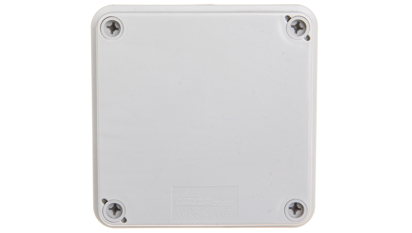 Puszka hermetyczna natynkowa 108x108x56mm IP65 szara PH-1A.1 28.11