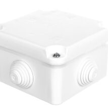 Puszka hermetyczna n/t PK-0 88x88x60mm z zaciskiem 5×2,5mm2 IP55 biała 0223-00