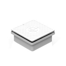 Puszka kontrolna do elewacji 140x140x60mm szara 68.1/SZ /96801108/