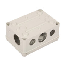 Puszka natynkowa LIGHT 162x116x76 6xM25 4xM40 IP66/67 szara EV-161