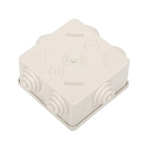 Puszka n/t 80x80x40 tworzywo IP44 szara GW44003