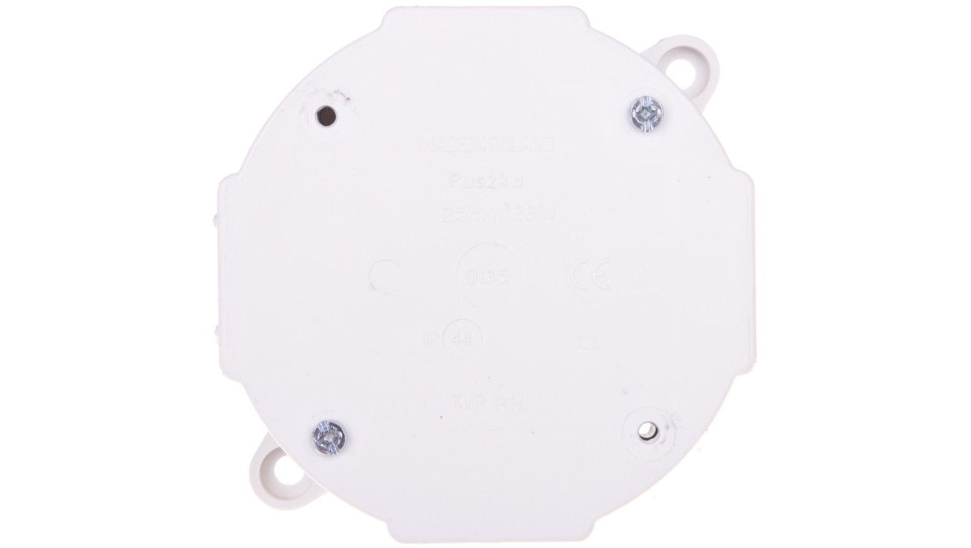 Puszka n/t 85mm 85x40mm tworzywo IP44 biały PH/p 83013006 /40szt./