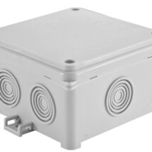 Puszka n/t hermetyczna pusta 98x98x60mm IP54 z dławicą zintegrowaną szara N90x90F 35220002