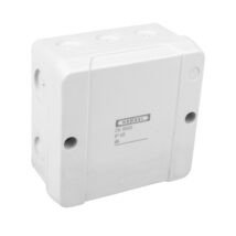 Puszka n/t odgałęźna z zaciskami 5-bieg. dla Cu do 2.5mm2 IP55 z dławicami membranowymi szara DE 9325 Z 62000266