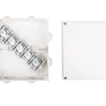 Puszka hermetyczna n/t PK-8 196x196x78mm z zaciskiem 5x35mm2 IP55 biała 0232-00