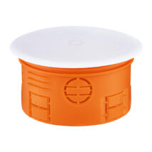 Puszka podtynkowa 80mm z pokrywą pomarańczowa Z80KF 33073008 /30szt./