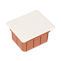 Puszka podtynkowa 96x118x70mm z pokrywą pomarańczowa GW48003