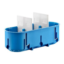 Puszka podtynkowa potrójna 60mm regips głęboka niebieska P3x60D 32104203