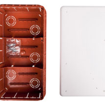 Puszka p/t 152mm 294x 70mm Ze śrubami biały 48 RANGE GW48007