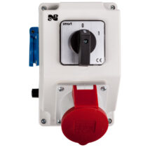 RS-Z rozdzielnica siłowa wyłącznik 0-1 3P+N+Z 16A, 2P+Z 230V szary 6272-00