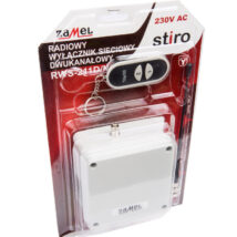 Radiowy wyłącznik sieciowy dwukanałowy z pilotem RWS-211D/N STI10000018