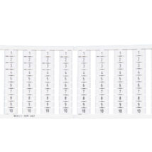 Ramka z oznacznikami 10x 1-10 209-602 /5szt./