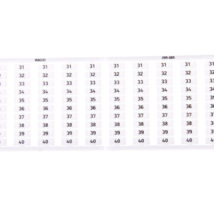 Ramka z oznacznikami 10x 31-40 209-605 /5szt./