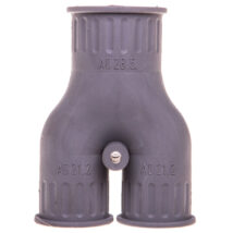 Rozdzielacz Y do węży osłonowych SILVYN KLICK-Y TPE 2×16/1×21 szary 56000150