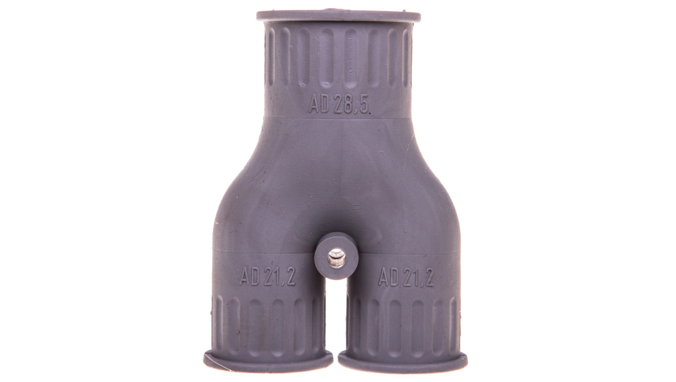 Rozdzielacz Y do węży osłonowych SILVYN KLICK-Y TPE 2x16/1x21 szary 56000150