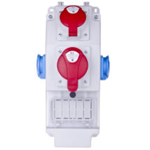 Rozdzielnica budowlana 5P/32A 5P/16A 2x2P+Z 5 modułów ROS 5X-15