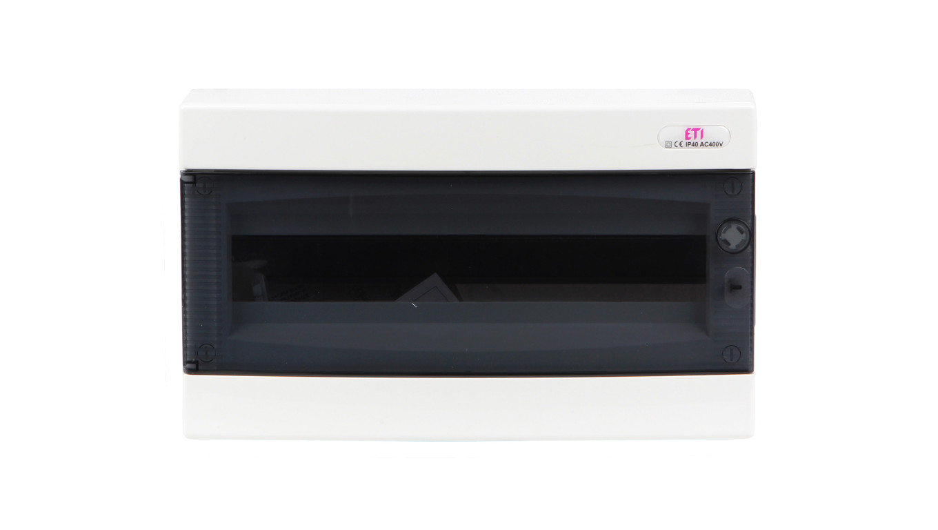 Rozdzielnica modułowa 1x18 natynkowa drzwi dymne / IP 40 400V AC / ECT18PT-s 001101068