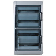 Rozdzielnica modułowa RN65 4×18 natynkowa IK09 IP65 drzwi transparentne 601948