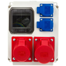 Rozdzielnica stacjonarna MIKOŁAJKI 32A/5P 2x2P+Z 9013013W