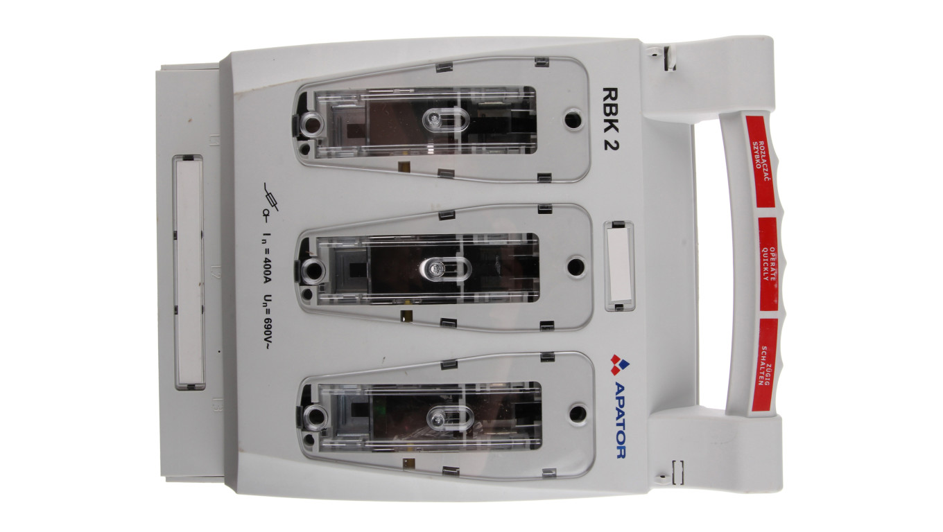 Rozłącznik izolacyjny bezpiecznikowy 400A RBK 2 pro /zaciski mostkowe 50-185mm2/ 63-811685-011