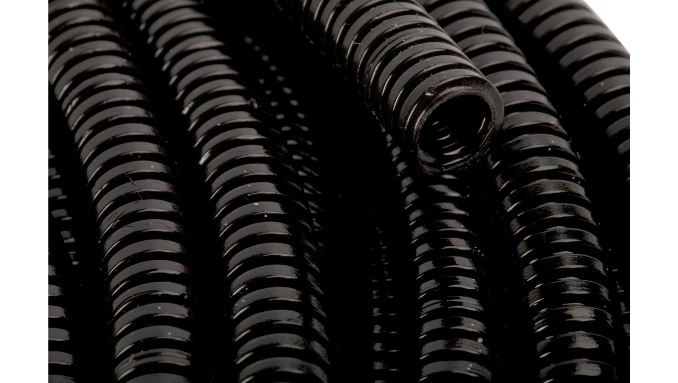 Rura ochronna karbowana WTE 7 czarna E03DK-09070100100 /50m/