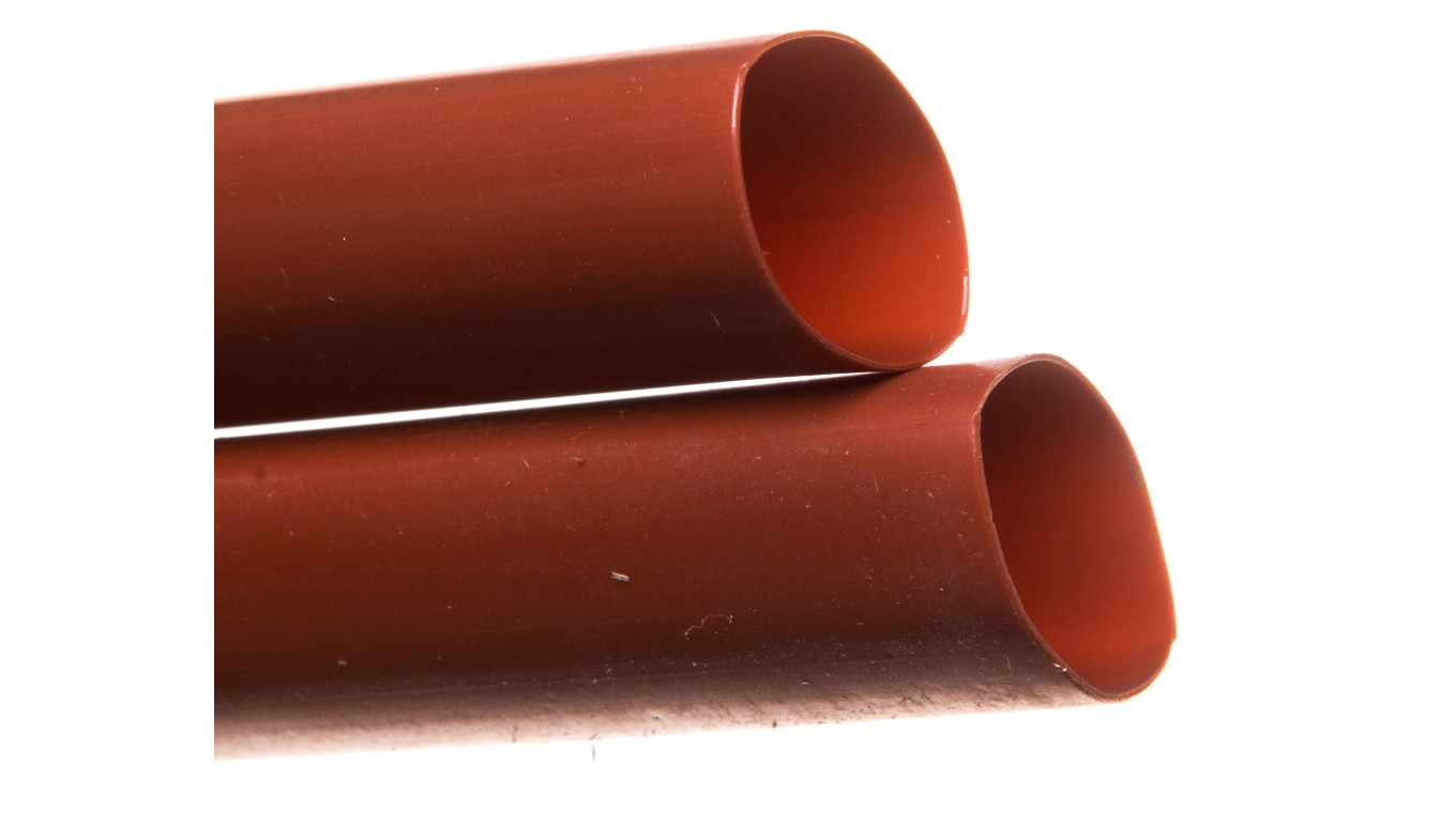 Rura termokurczliwa cienkościenna, odcinki 1m, CR 19,1/9,5 brązowa, 427576 /50szt./